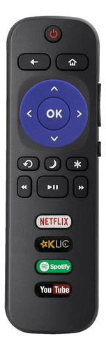 Control Remoto Para Pantallas Television Daewoo Hkpro Philips Atvio Sansui Jvc Element Tcl Rok U Tv Pilas Netflix Spotify Youtube