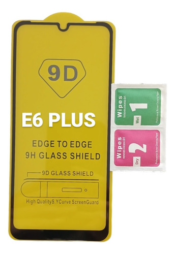 Film Templado Glass Full 9d Moto E6 Plus, E6 Play, E6i,e6s