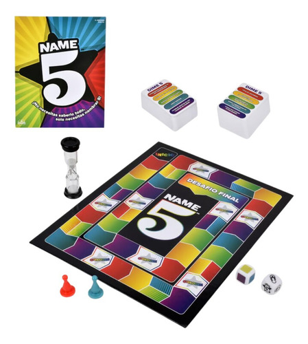 Juego De Mesa Familiar Name 5 / Nombra 5