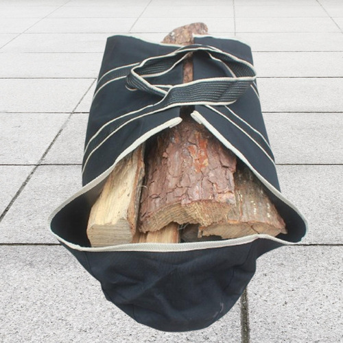 Portador De Leña Para Chimenea, Bolso Con Soporte De