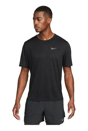 Remera Nike Dri-fit Miler De Hombre - Cu5992-010