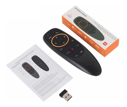 Controle Air Mouse Comando De Voz P/ Tv Box Com Gisroscópio