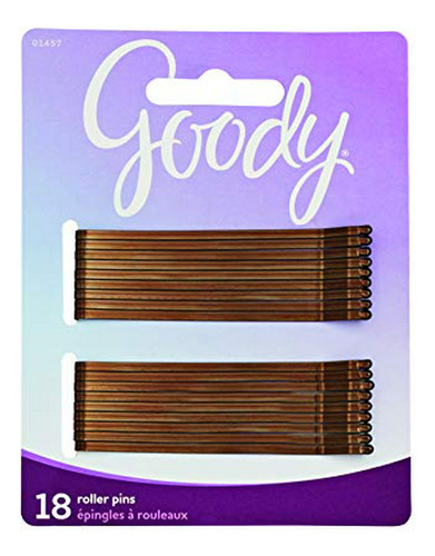 Boody Pins Bobby Styling Essentials, Marrón, 3 Pulgadas, 18 