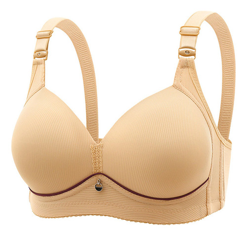 Sujetador Q Bra A La Moda Para Mujer, Talla Grande, Sin Cabl