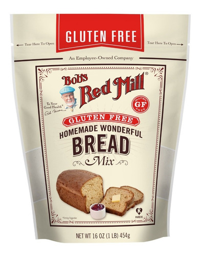 Bobs Red Mill Bread Mix Sin Gluten 454g