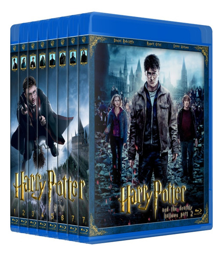 Harry Potter Saga Completa Bluray 8 Peliculas Latino