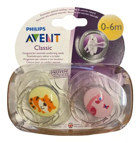 Chupetes Philips Avent Classic 0 a 6 meses