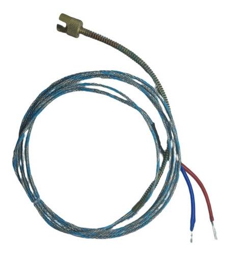 Termopar Tipo J Ponta De 8mm C/ Adaptador Cabo 2.5m