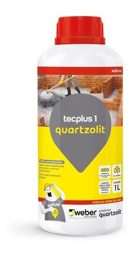 Impermeabilizante Tecplus 1 Quartzolit 1 Litro