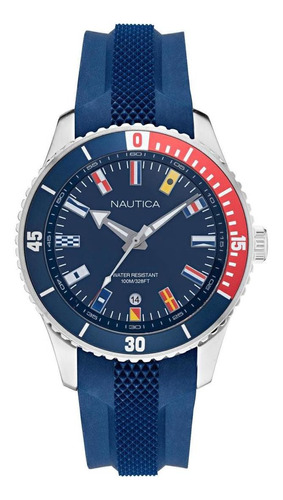 Reloj Nautica Hombre Deluxe Edition Nappbs038 Doble Correa