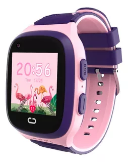 Smartwatch Reloj Lt31 Niños Rastreo Gps 4g Con Camara Rosado