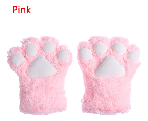 D Guantes De Peluche For Disfraz De Gato, Gatito, Pawanime,