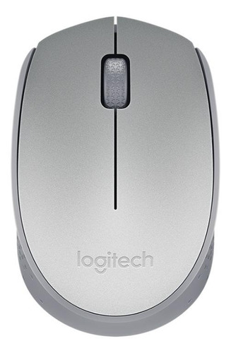 Imagen 1 de 4 de Mouse inalámbrico Logitech M170 plateado