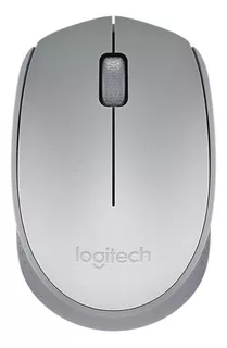 Mouse inalámbrico Logitech M170 plateado