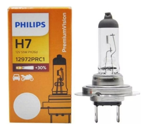 Lampada H7 55/60w Original Philips 12v 