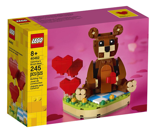 Lego Kit De Construcción De Oso Marrón De San Valentín 40462