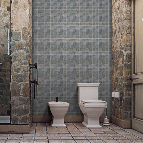 Pegatinas Autoadhesivas De Pared I Con Forma De Azulejo De C