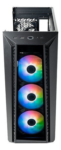 Gabinete Cooler Master Masterbox Mb520 Com 3 Cooler Fan Argb Cor Preto