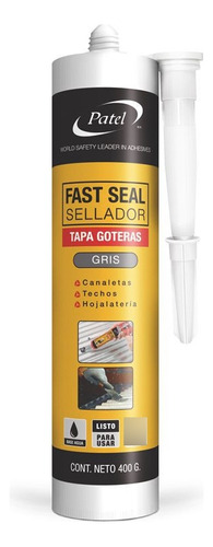 Sellador Tapa Gotera Cartucho Patel Secado Rápido 400 Ml