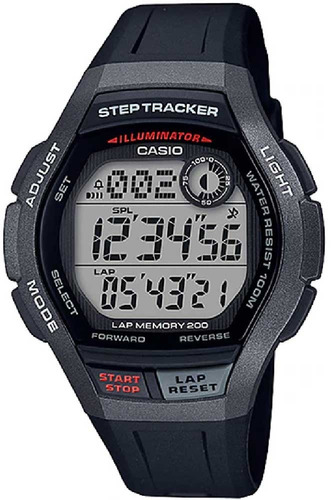 Relógio Casio Masculino Standard Step Tracker Ws-2000h-1avdf