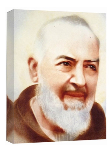 Cuadro Religioso, Padre Pio De Pietrelcina, 90x60 Cm