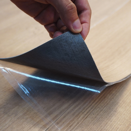 Vinil Piso Autoadherible Tipo Duela Madera 36pza Para 5 Mts2 Gris Oscuro