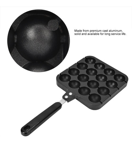 Antiadherente Takoyaki Grill Pan Placa De Cocción Molde Par