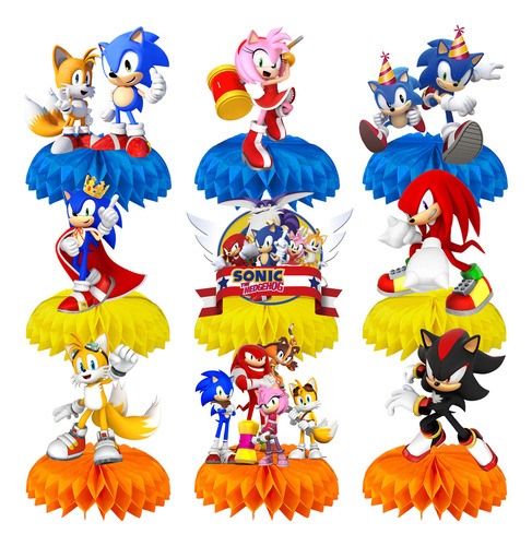 Kit De Decoración Para Fiestas De Sonic The Hedgehog