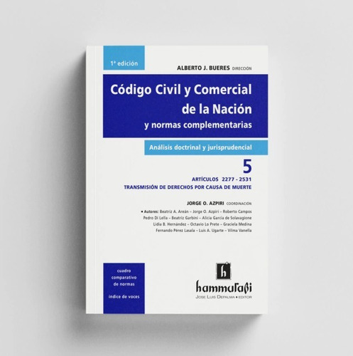 Código Civil Y Comercial De La Nación - Bueres. Tomo 5
