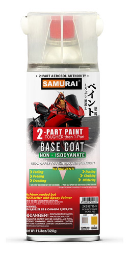 Samurai Pintura Aerosol Para Capa Base Superbicicleta Niso 2