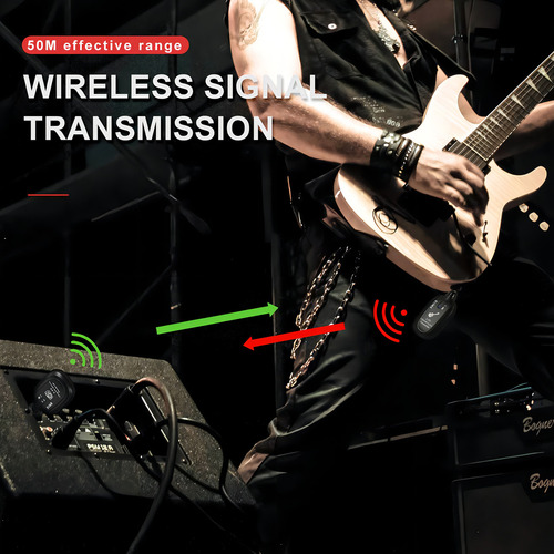 Awcbbt Sistema Transmisor Y Receptor Inalambrico Guitarra Uhf A8
