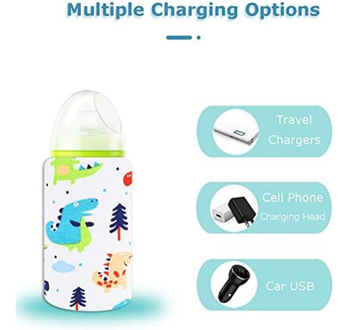 Botella Portátil Hilitand Para Mantener El Calor, Usb Travel