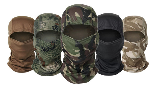 Evd-x Balaclava Premium 5 pack pasamontañas bandana militar táctico protección sol y frío E62