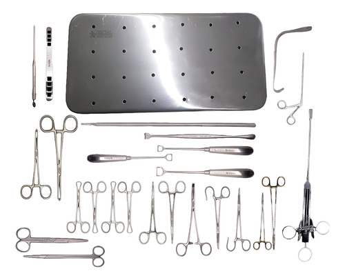 Kit De Adenoamigdalectomia | Social Instrumentos | 28 Peças