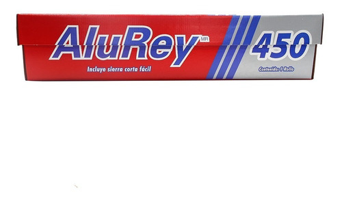 Papel Aluminio Alurey 60 Metros X 44cm 
