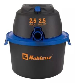 Aspiradora industrial De tacho Koblenz WD-2.5 MA 2.5 gal negra y azul 120V 60Hz