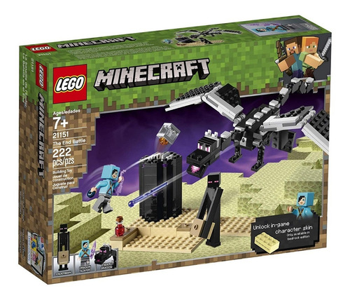 Lego Minecraft 21151 La Batalla Final Mundo Manias