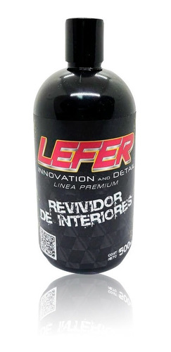 Revividor Acondicionador De Interiores Plásticos Cuero 500ml