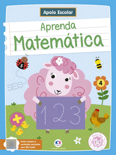Apoio Escolar - Aprenda Matemática: Ovelha Rosa Na Escola Editorial Ciranda Cultural Capa Mole Em Português, 2021