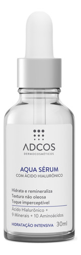 Sérum Hidratante Aqua 30ml Adcos Antienvelhecimento