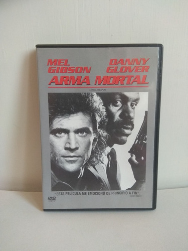 Arma Mortal 1 Mel Gibson Pelicula Dvd