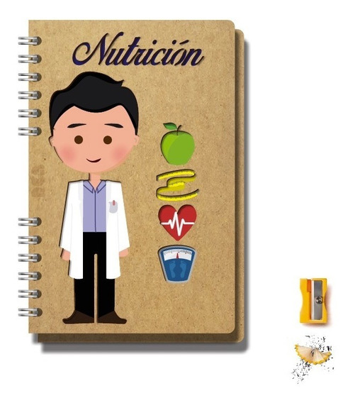Libreta Personalizada Nutriólogo Nutrición | MercadoLibre