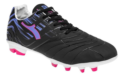 Tenis Soccer De Reator Para Joven Negro Galaxyi T6