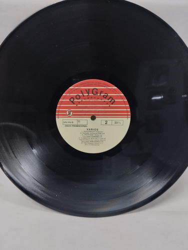 Lp Disco De Acetato De Varios Artistas Sting, Elton Jhon Etc (Usado)