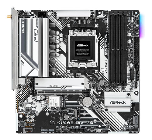 Asrock A620m Pro Rs Wifi Es Compatible Con Los Procesadores 