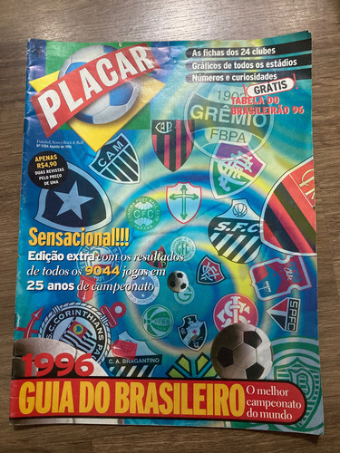 Revista Placar 1292a - Guia Brasileirão De 2006 - Com Tabela