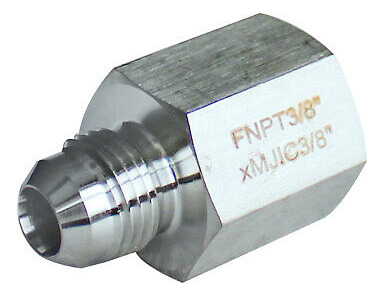 Hfs(r) 3/8  Female Npt To 3/8  Male Jic Pipe Fitting Ada Ppx