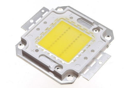 Luz Led 30w 6400k Bl Chip Potencia Repuesto Reflector Bombil