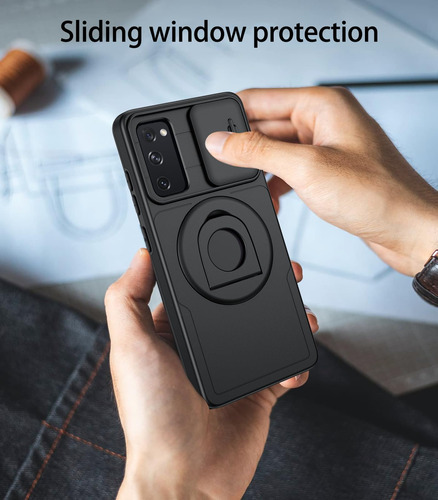 Duedue Funda Magnetica Antigolpes P/ Samsung Galaxy S20 Fe 148-negro.