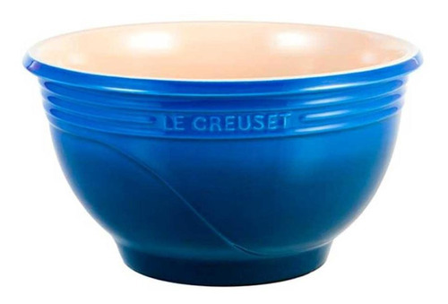 Cuenco de cerámica Le Creuset, color azul cobalto, 28 cm